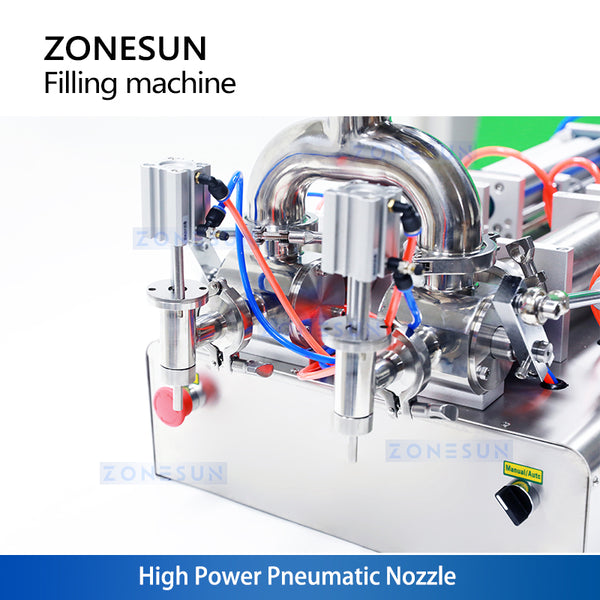 ZONESUN ZS-GTJH2  Heads Paste Filling Machine With Mixer And Heater