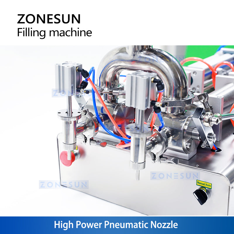 ZONESUN ZS-GTJH2  Heads Paste Filling Machine With Mixer And Heater