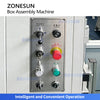 Paper box forming machine
