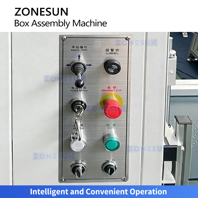 Paper box forming machine