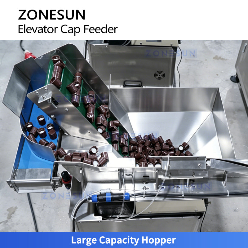 Step cap feeder