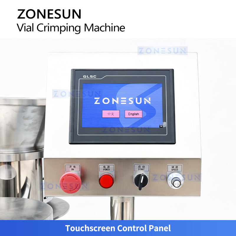 ZONESUN ZS-YG300 Automatic Vial Capping Machine Glass Vial Crimping Equipment