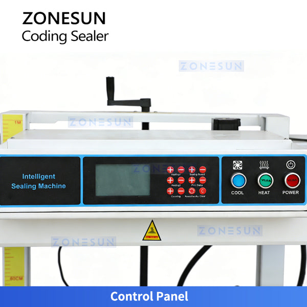 Semi-Automatic Continuous Bag Sealer With Coding
