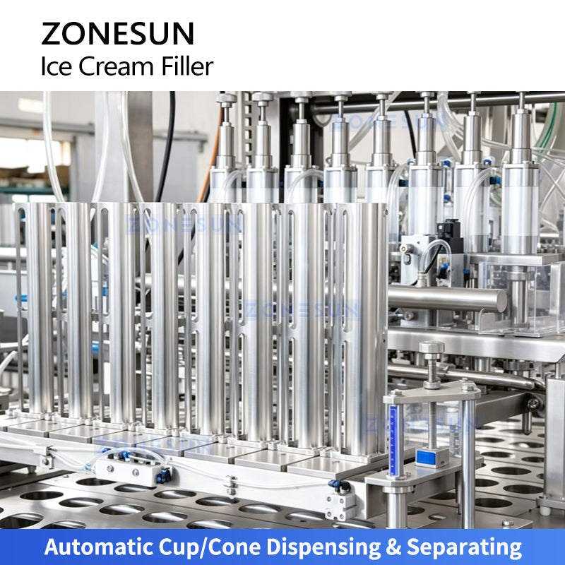 Paper box ice cream packaging machine