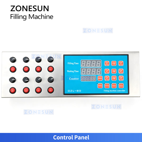 ZONESUN ZS-YTPP8 Peristaltic Pump Filling Machine 8 Head Essential oil Perfume Dose Liquid Filling Equipment