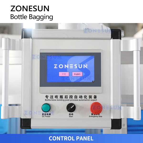ZONESUN ZS-SPL20 Automatic Plastic Bottle Bagging Machine Plastic Container Packing Line