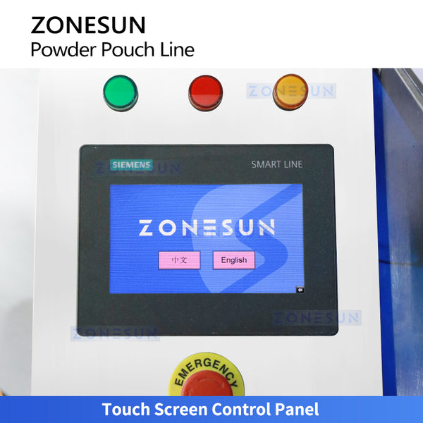 ZONESUN ZS-AFS320 Premade Pouch  Protein Powder Filling and Vacuum Sealing Machine