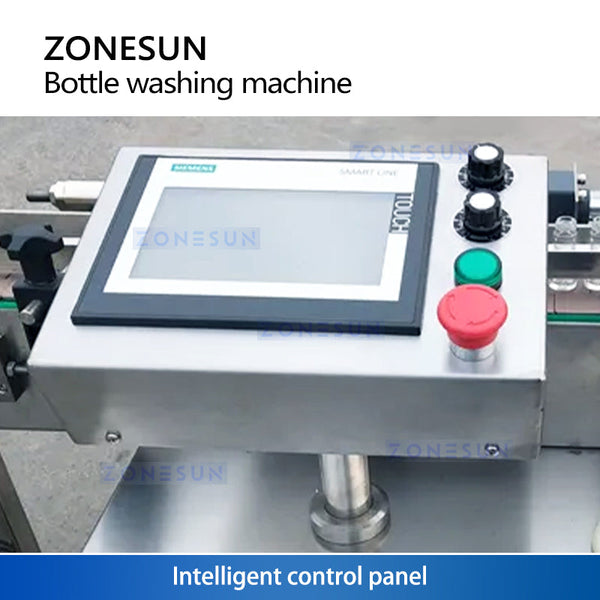 ZONESUN ZS-UWB5 Automatic Ultrasonic Bottle Washing Packing Line