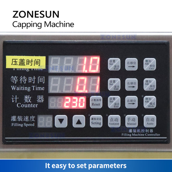 ZONESUN ZS-YG12 Automatic Cap Pressing Machine