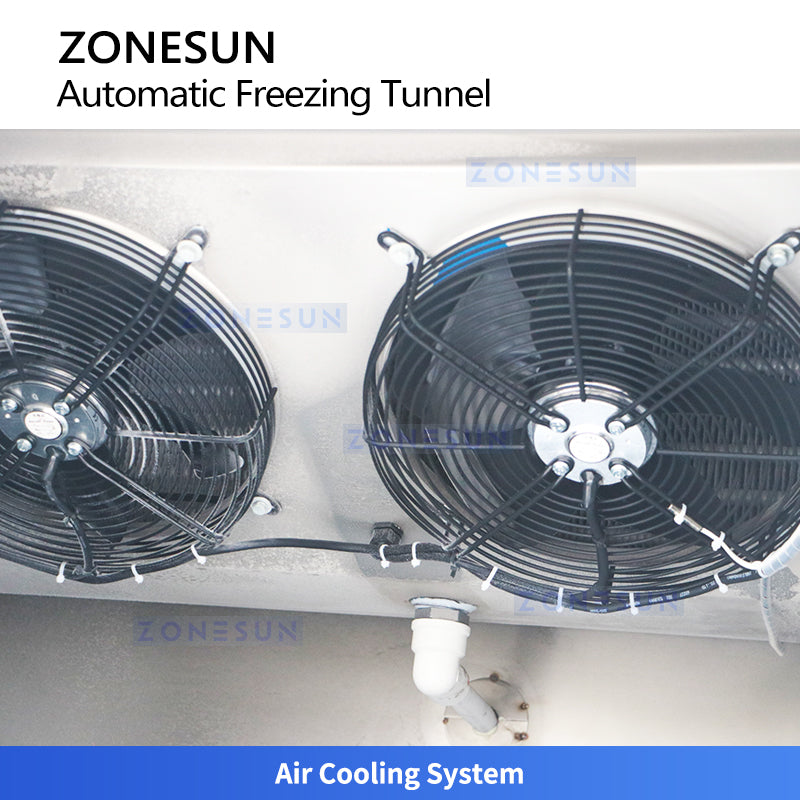 Industrial chiller tunnel
