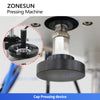 ZONESUN ZS-XG70ZC Pneumatic Jar Pressing Machine For Wine Bottle, T-Cork, Spray Outer Cap, Whisky