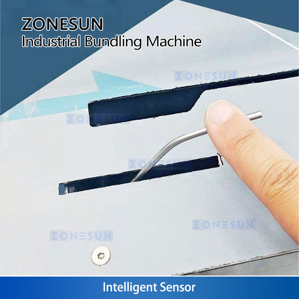 ZONESUN ZS-KZJ100 Automatic Elastic Rope Bundling Machine for Vegetables Flowers Cables Fast Tying System