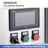 ZONESUN ZS-KCS6 Automatic Pneumatic Rotary Heat Sealing Machine for Cups & Cans