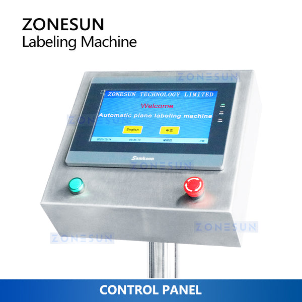 ZONESUN ZS-TB831ST Automatic Three Sides Box Corner Labeling Machine