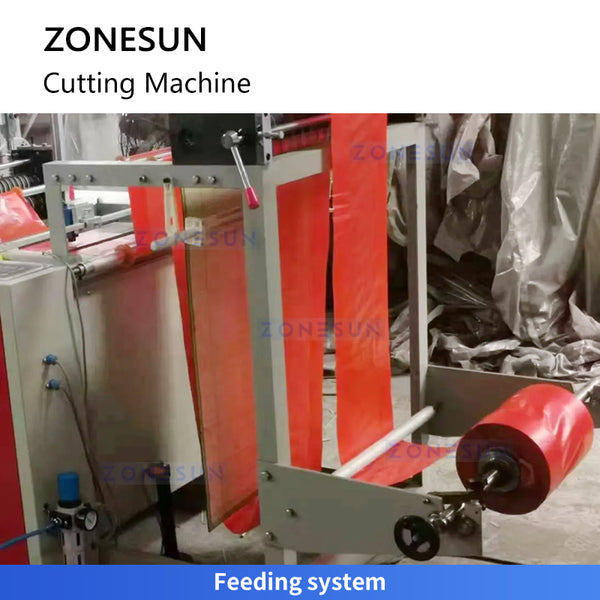 ZONESUN ZS-PCJ1 Automatic Plastic Vest Bag Making and Cutting Machine