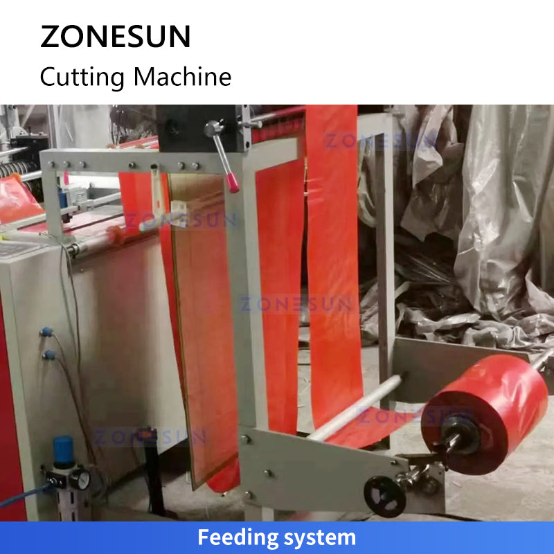 ZONESUN ZS-PCJ1 Automatic Plastic Vest Bag Making and Cutting Machine