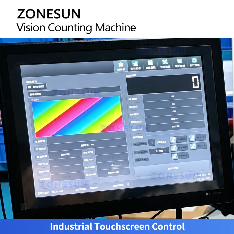 ZONESUN ZS-FSCS06 Automatic Screw Vision Counting and Bagging Machine