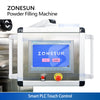 ZONESUN ZS-FM75L Semi Automatic Bag Powder Filling Machine Anti-dust Auger Filler