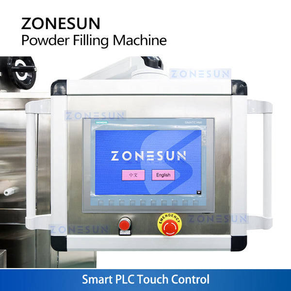 ZONESUN ZS-FM75L Semi Automatic Bag Powder Filling Machine Anti-dust Auger Filler