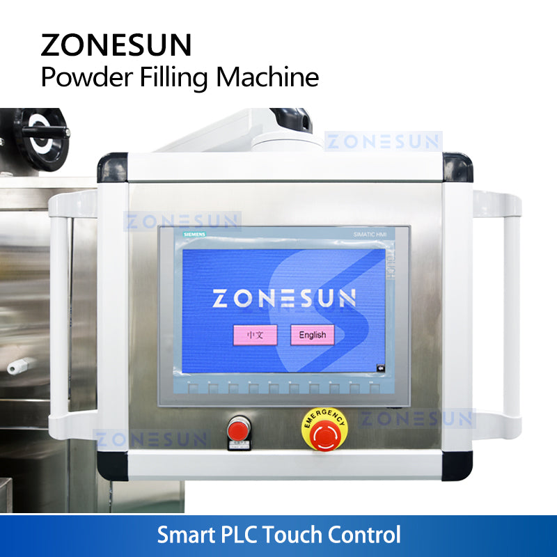 ZONESUN ZS-FM75L Semi Automatic Bag Powder Filling Machine Anti-dust Auger Filler
