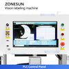ZONESUN ZS-STB3 Automatic Vision Positioning Cap Labeling Machine for Perfume Bottles