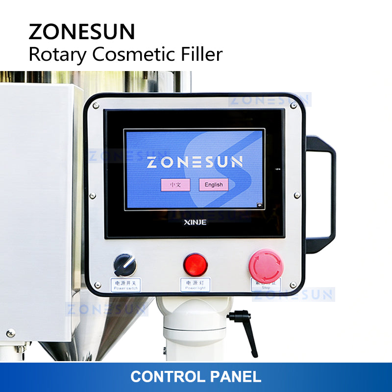 ZONESUN ZS-RSV4 Automatic 4-Color Cream Filling Machine Cosmetic Production Equipment