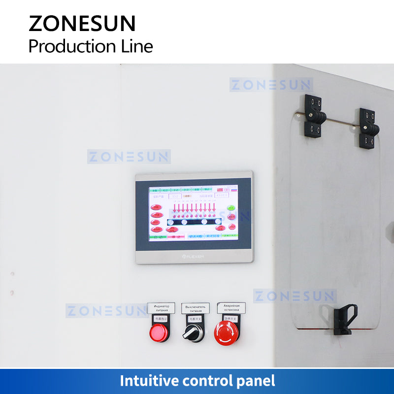 ZONESUN ZS-FAL180F5 Corrosive Liquid Packaging Line for Gallon Bottles & Chemicals