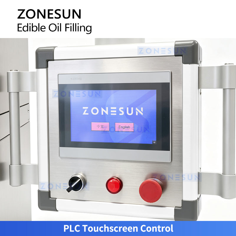 ZONESUN ZS-EVF03 14-Head Servo Magnetic Pump Edible Oil Filling Machine