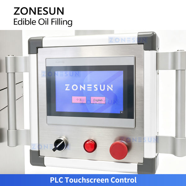 ZONESUN ZS-EVF03 14-Head Servo Magnetic Pump Edible Oil Filling Machine