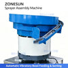 ZONESUN ZS-WIM06 Fully Automatic Trigger Sprayer Pump Assembly Machine with Dip Tube Cutting & Robotic Assembly System