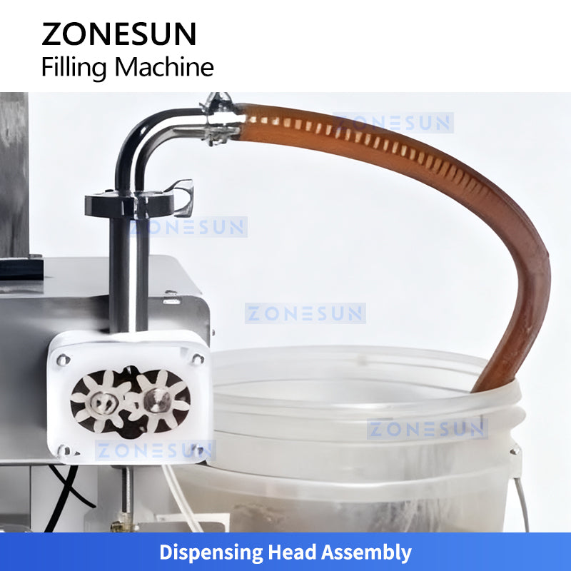 ZONESUN ZS-DTFP3 Rotary Paste Filling Machine Honey, Sauces, and Creams Filler