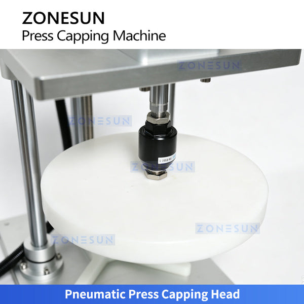ZONESUN ZS-PDCM100C Semi-Automatic Pneumatic Plastic Bucket Lid Pressing Machine