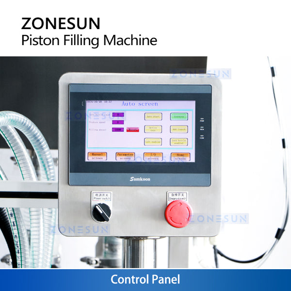 ZONESUN ZS-YT6T-6PX 6‑Head Servo Piston Paste Filling Machine