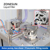 ZONESUN ZS-GTRP2 Semi-automatic 2 Nozzles Rotor Pump Thick Liquid Filling Machine