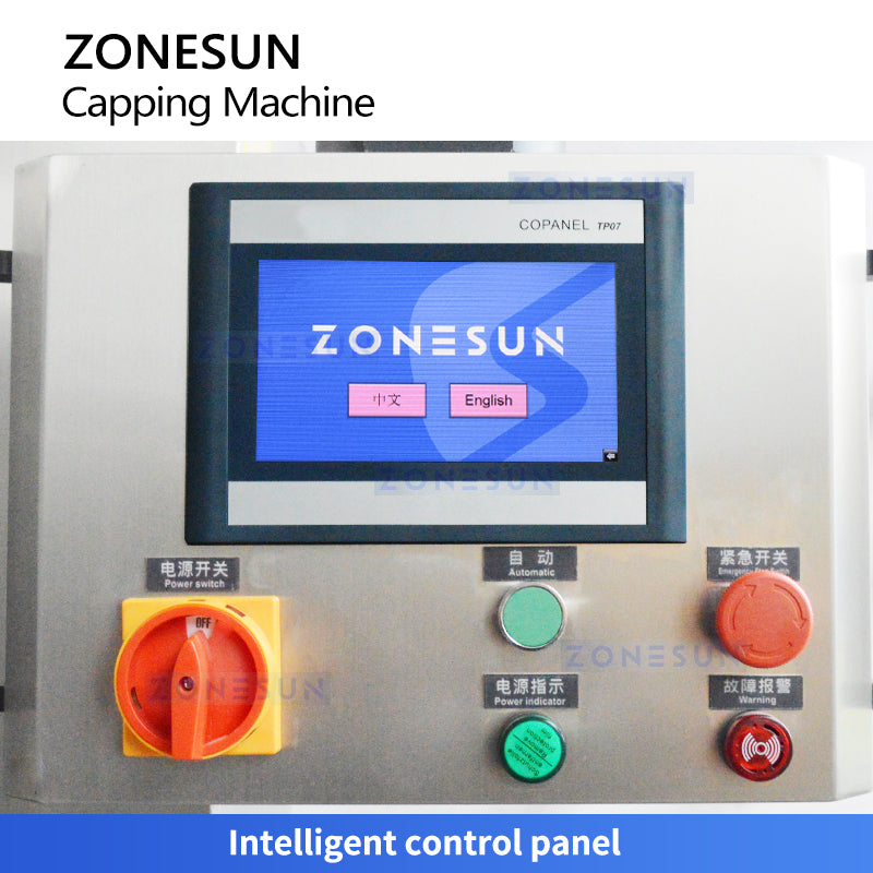 ZONESUN ZS-VTXG2 Continuous Motion Dual-Head Tracking Capping Machine