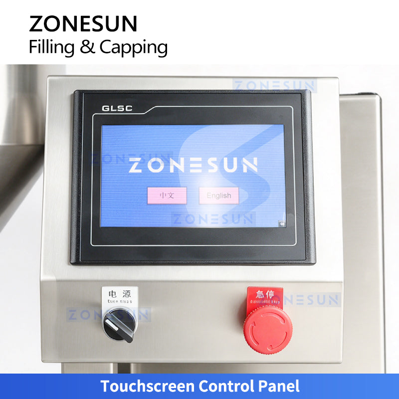 ZONESUN ZS-AFC48B Automatic Round Tube Gear Pump Filling and Capping Machine
