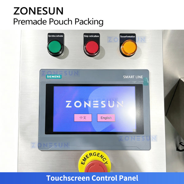 ZONESUN ZS-JF216 Automatic Solid Product Counting & Premade Pouch Packing Machine