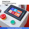 ZONESUN ZS-TFX5050 Automatic Carton Tape Sealing and 360° Orbital Wrapping Machine