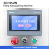 ZONESUN ZS-JJ01S Automatic Cartridge Peristaltic Pump Filling and Stoppering Machine