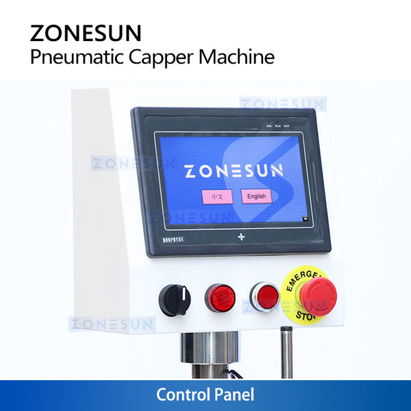 ZONESUN ZS-XG16 Automatic Pneumatic Bottle Capping Machine 20–60/min