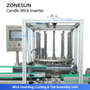 ZONESUN ZS-ACW2 Automatic Candle Wick Inserting Machine for High-Volume Candle Production Lines