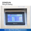 ZONESUN ZS-GFGT620 Full Automatic Paste Satchet Bag Filling Sealing Machine With Feeding Pump
