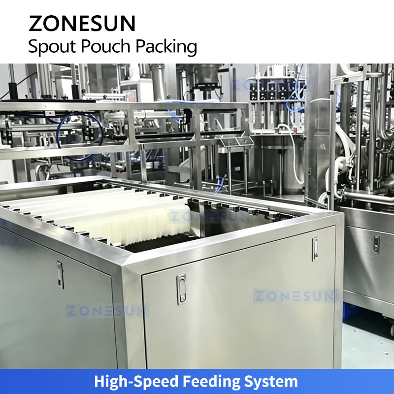 detergent spout pouch filling machine