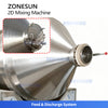ZONESUN ZS-HM100 Double-cone Chamber Mixer for Dry Powders and Granules