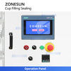 ZONESUN ZS-AFS02R Automatic Cup Filling and Sealing Machine for Yogurt, Sauce, Beverage & Liquid Packaging