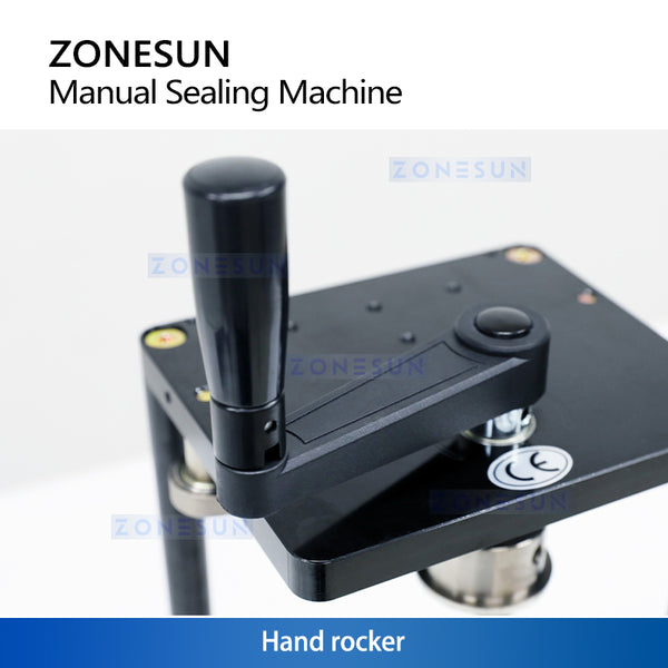 ZONESUN ZS-FJG100 Manual Can Seamer for PET & Aluminum Cans in Small-Batch Production