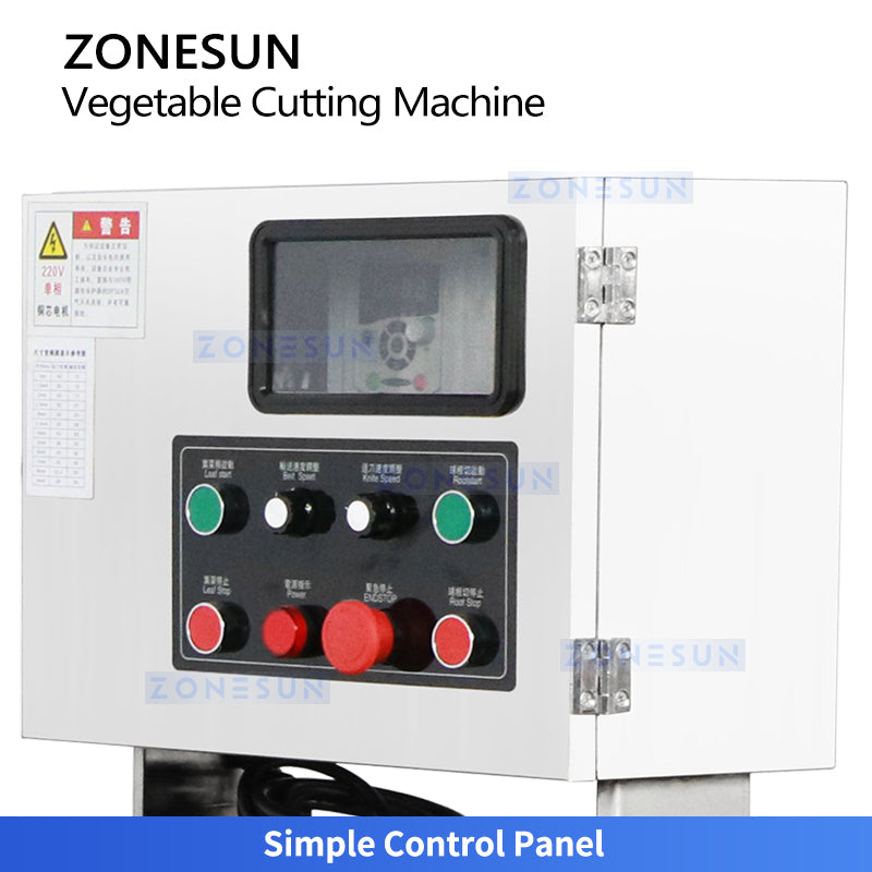 ZONESUN ZS-VCM901 Food Cutting Machine for Slicing & Dicing