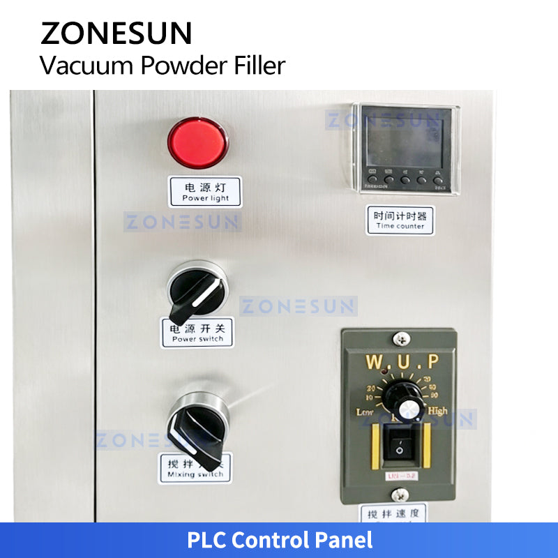 ZONESUN ZS-FM30L Vacuum Powder Filling Machine for Ultra-Fine and Dusty Powders