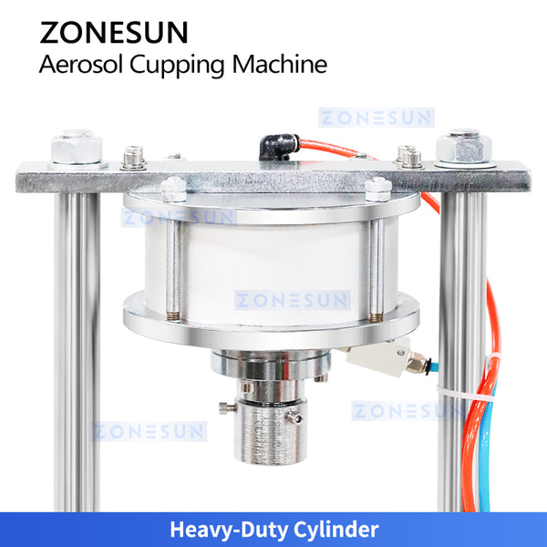 ZONESUN ZS-BG25Q Semi Automatic Pneumatic Aerosol Can De-Capping Machine