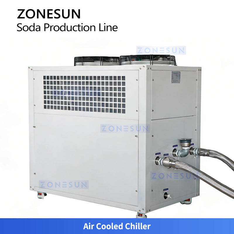 Sparkling water bottling machine